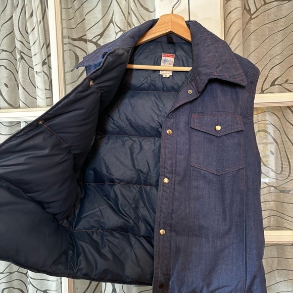 Vintage 70s Frostline Kit M Handmade Down Winter Vest - Picture 5 of 10
